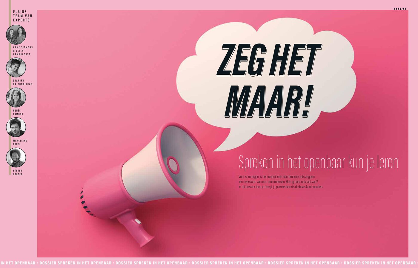 Dossier: spreken in het openbaar — pagina 1